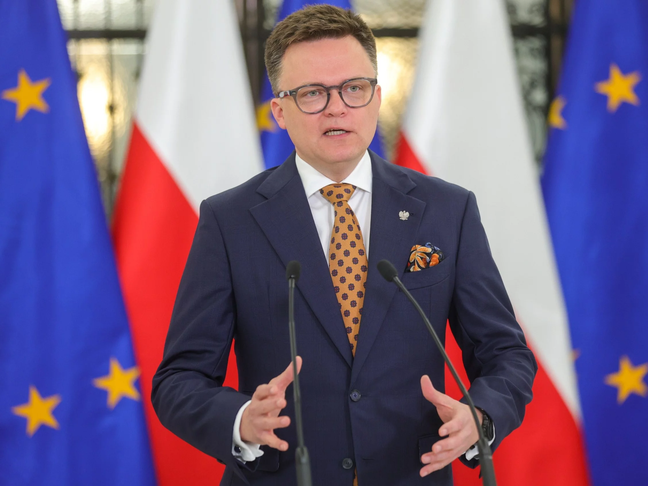 Marszałek Sejmu Szymon Hołownia