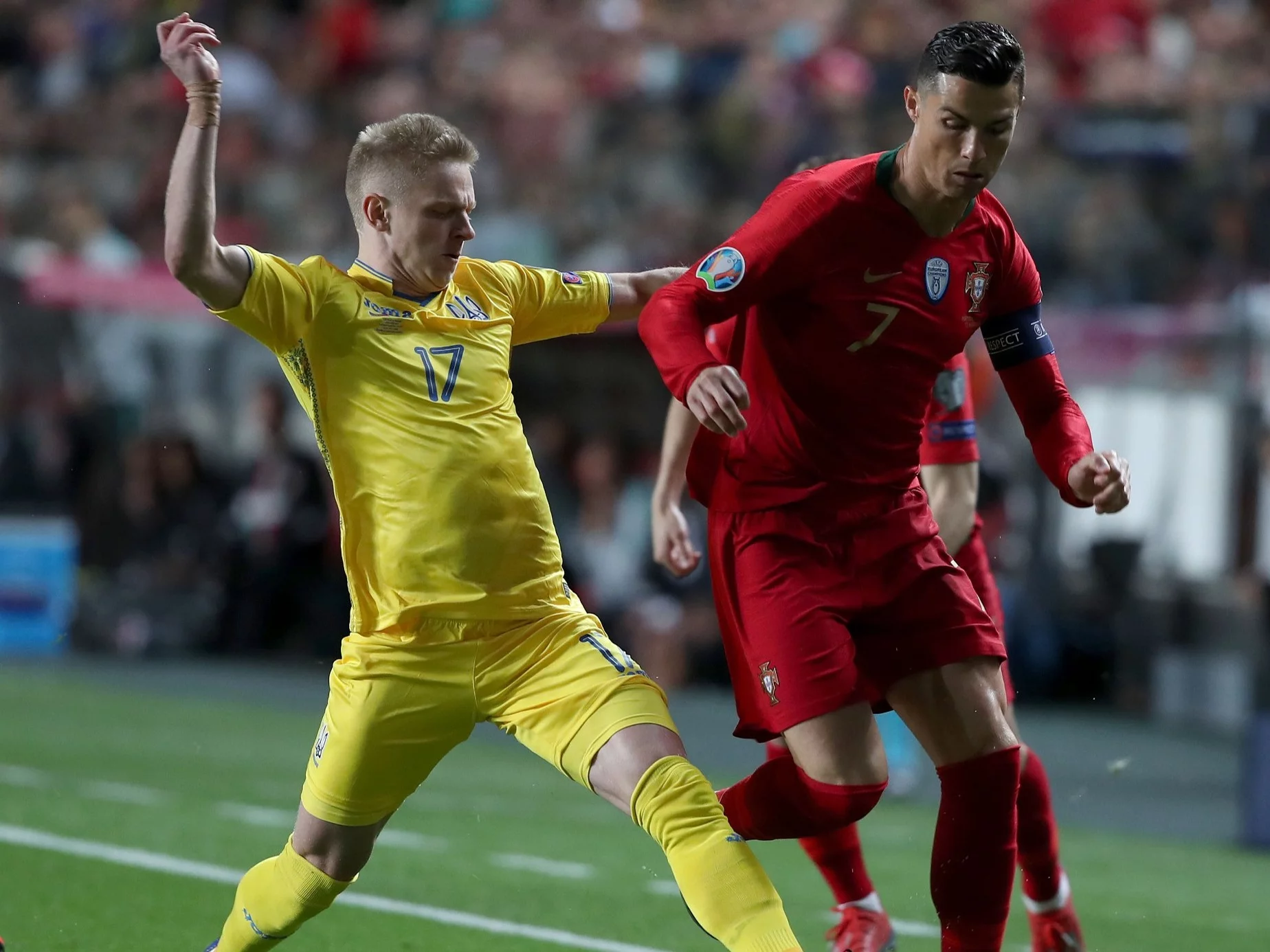 Ołeksandr Zinchenko, Cristiano Ronaldo