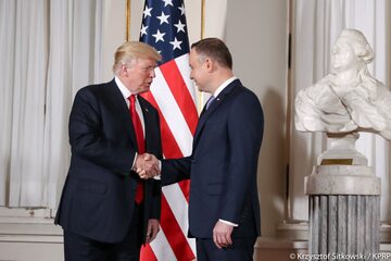 Spotkanie Andrzeja Dudy i Donalda Trumpa