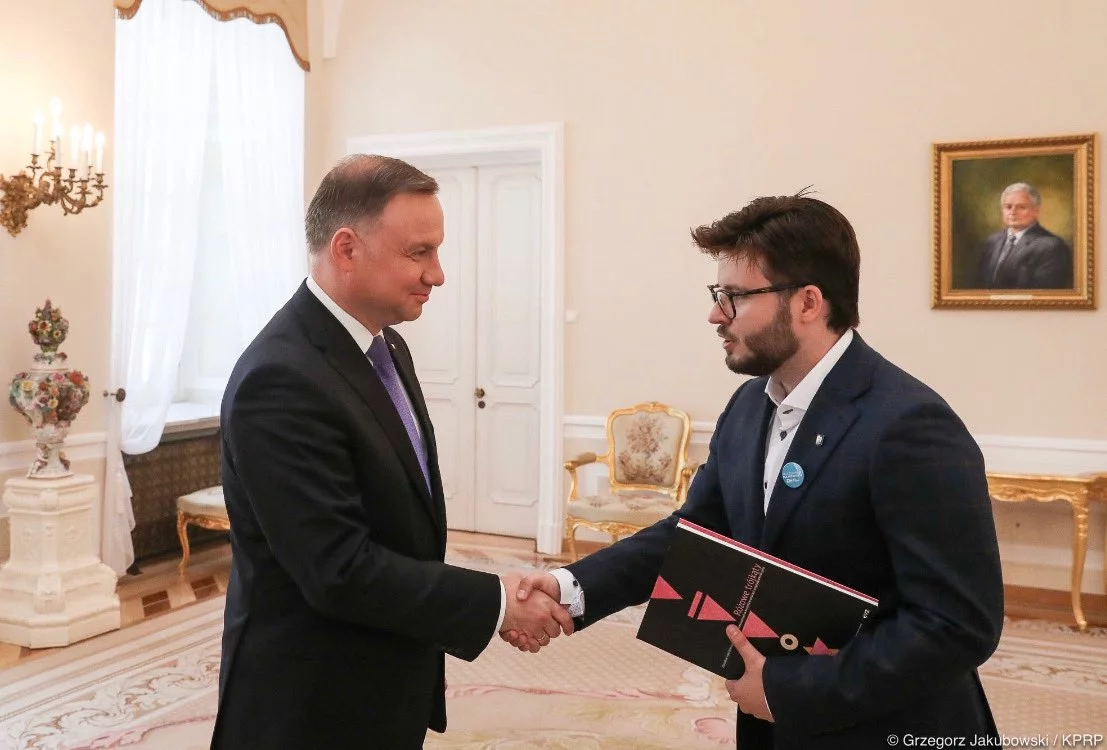 Andrzej Duda i Bartosz Staszewski