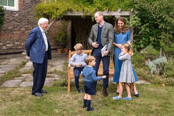 Spotkanie Davida Attenborough z rodziną królewską