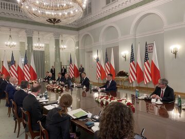 Spotkanie delegacji Polski i USA w Pałacu Prezydenckim