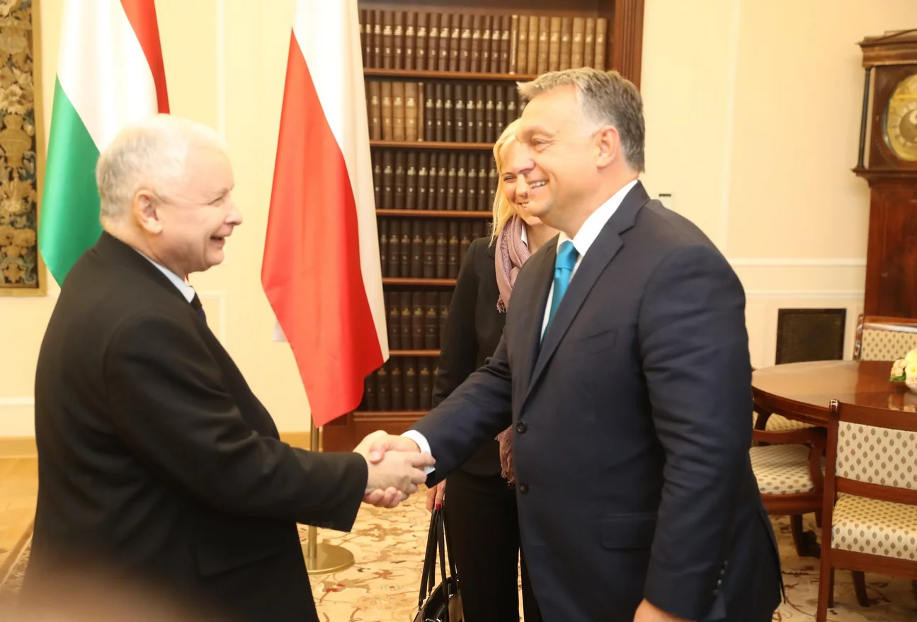 Jarosław Kaczyński i Viktor Orban