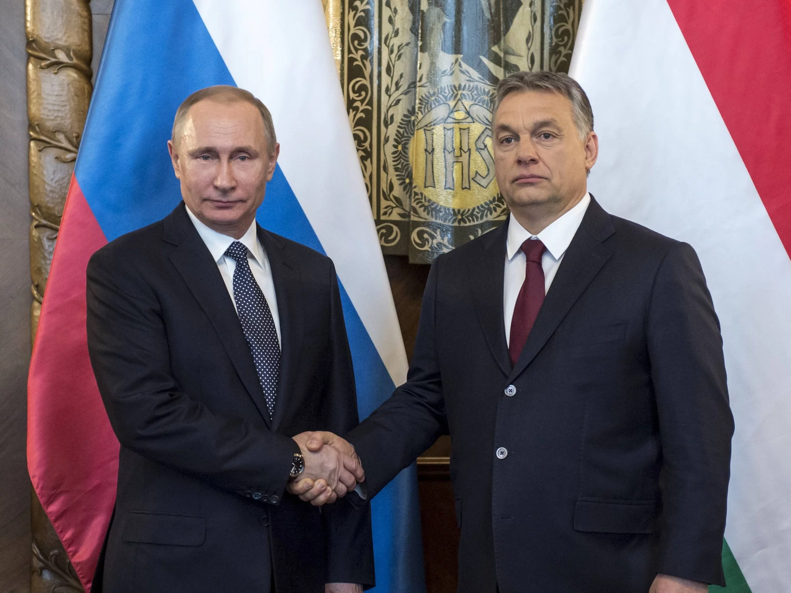 Władimir Putin i Viktor Orban w 2017 roku