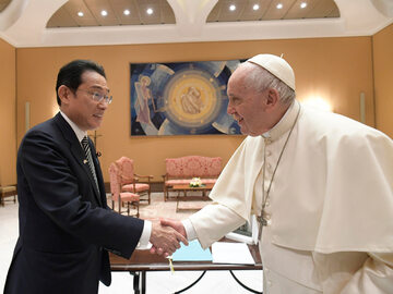 Spotkanie papieża Franciszka z premierem Japonii, 4 maja