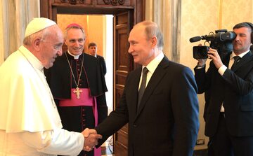 Spotkanie papieża z prezydentem Rosji