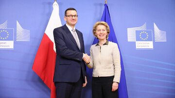 Spotkanie premiera  Morawieckiego z przewodniczącą KE Ursulą von der Leyen