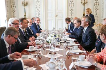 Spotkanie Prezydenta z Sekretarzem Generalnym NATO