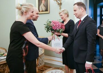 Spotkanie prezydenta z Tomaszem Kalitą