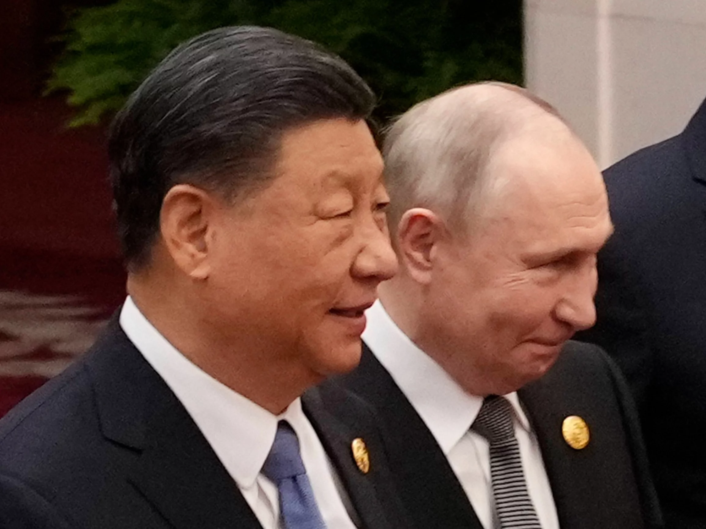 Xi Jinping i Władimir Putin