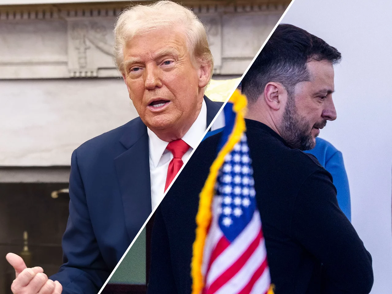 Trump i Zełenski