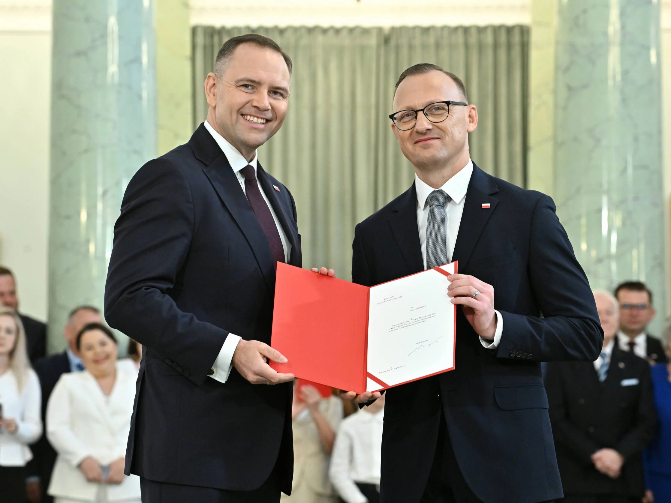 Karol Nawrocki i Rafał Leśkiewicz