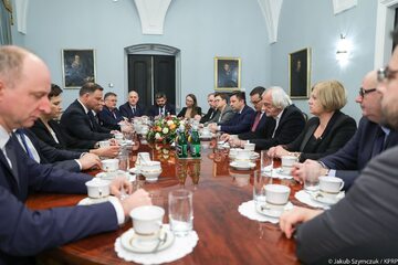 Spotkanie u prezydenta Andrzeja Dudy