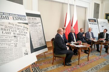 Spotkanie w Belwederze dotyczące projektu „Opowiadamy Polskę światu. 1939-2019”