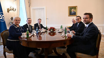 Spotkanie w Pałacu Prezydenckim z przedstawicielami PiS-u