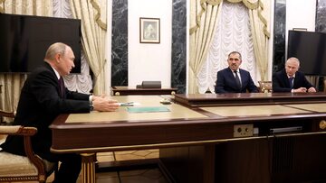 Spotkanie Władimira Putina z Andriejem Troszewem