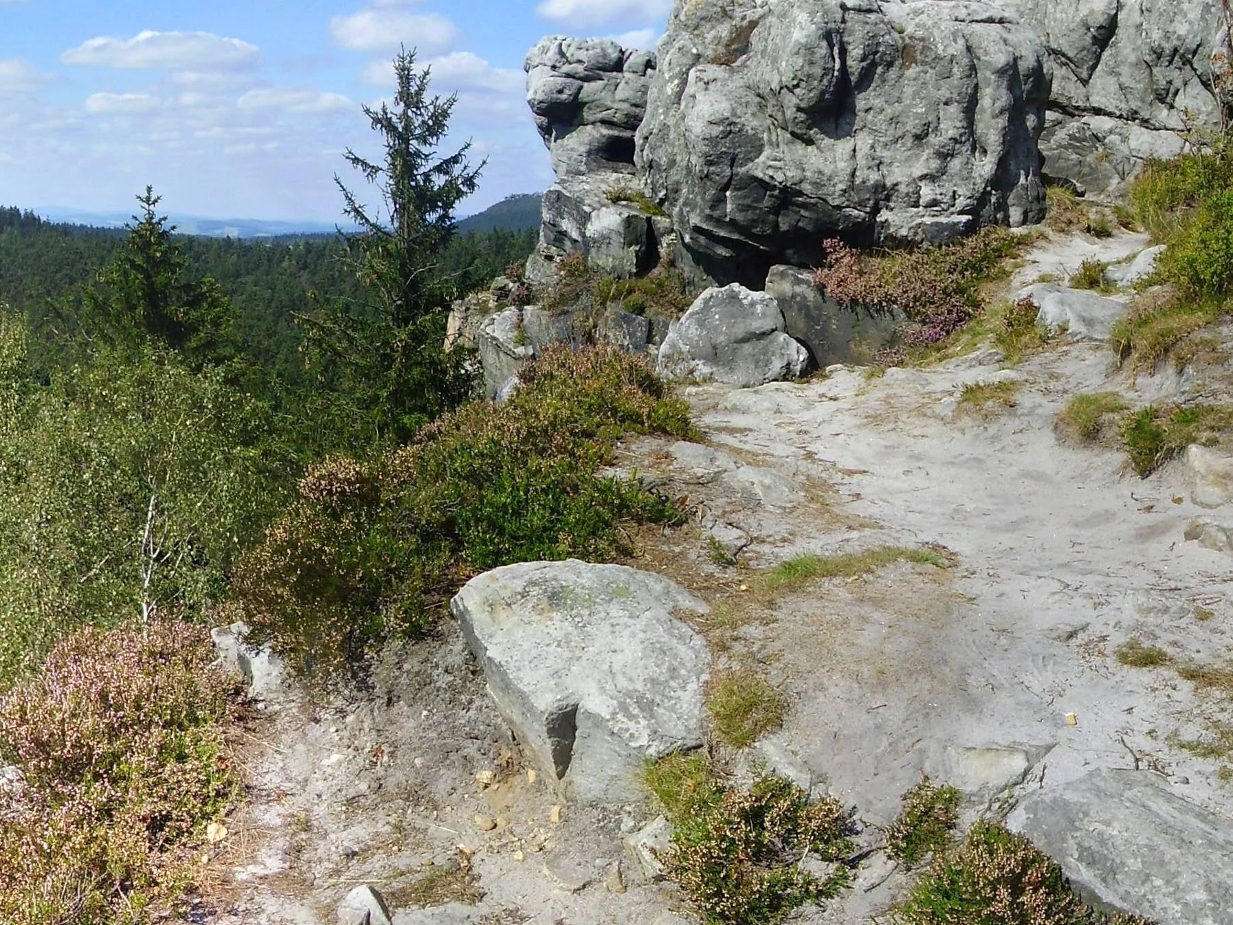 Szczyt Narożnika w Górach Stołowych