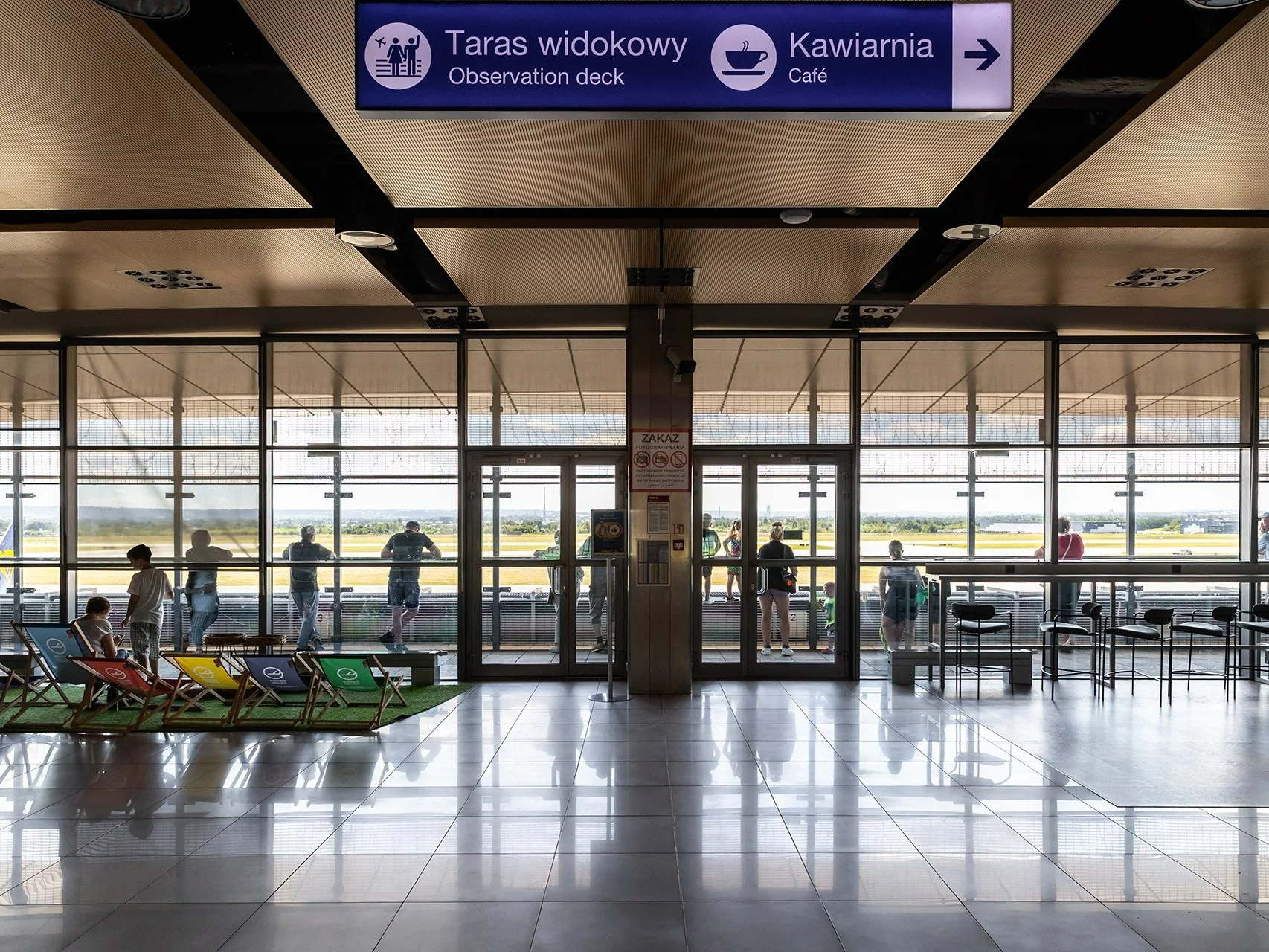 Taras widokowy na lotnisku w Rzeszowie
