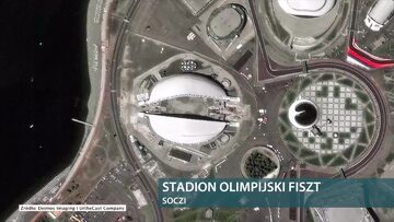Stadiony piłkarskich mistrzostw świata widziane z kosmosu