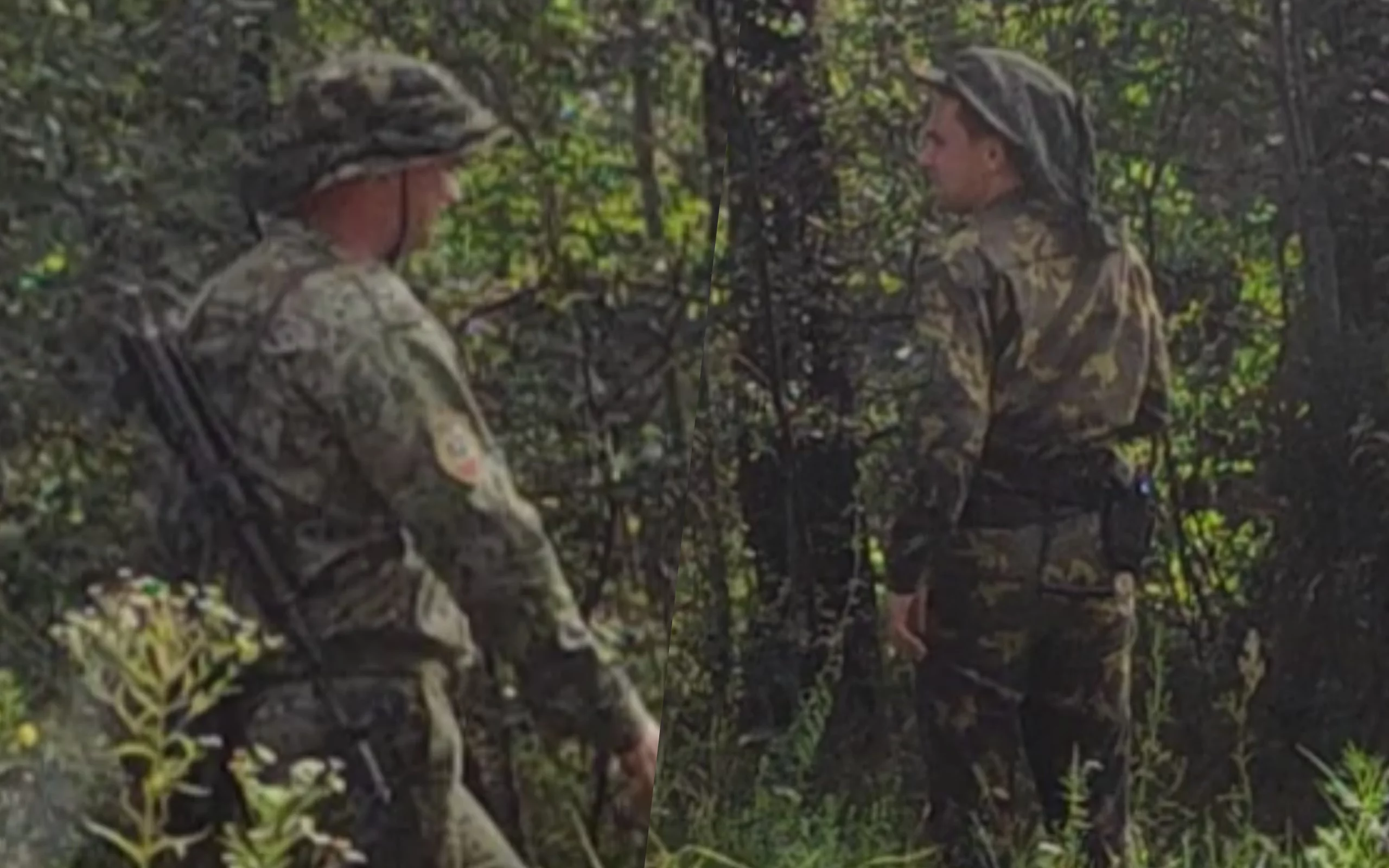 Mundurowi na po stronie białoruskiej – materiały Straży Granicznej