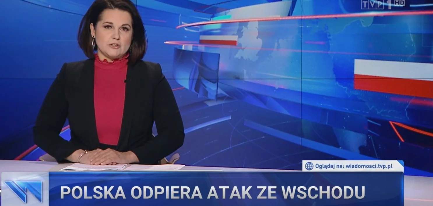 Edyta Lewandowska w „Wiadomościach” TVP