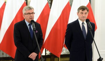 Stanisław Karczewski i Marek Kuchciński