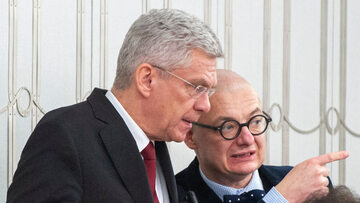 Stanisław Karczewski i Michał Kamiński