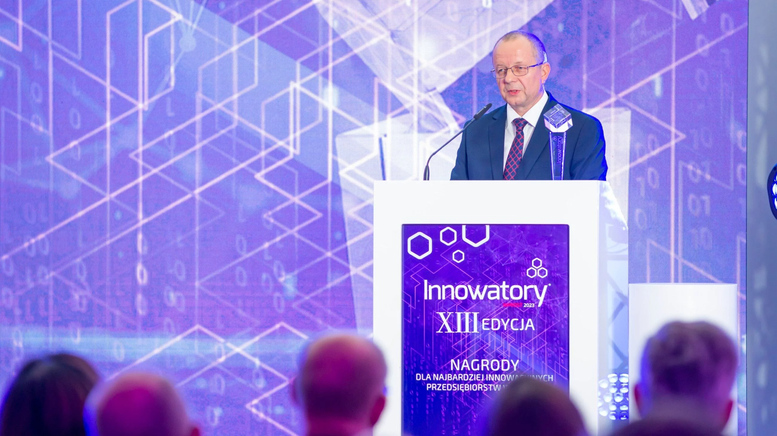 Stanisław Mieszkowski na gali Innowatory „Wprost” 2023