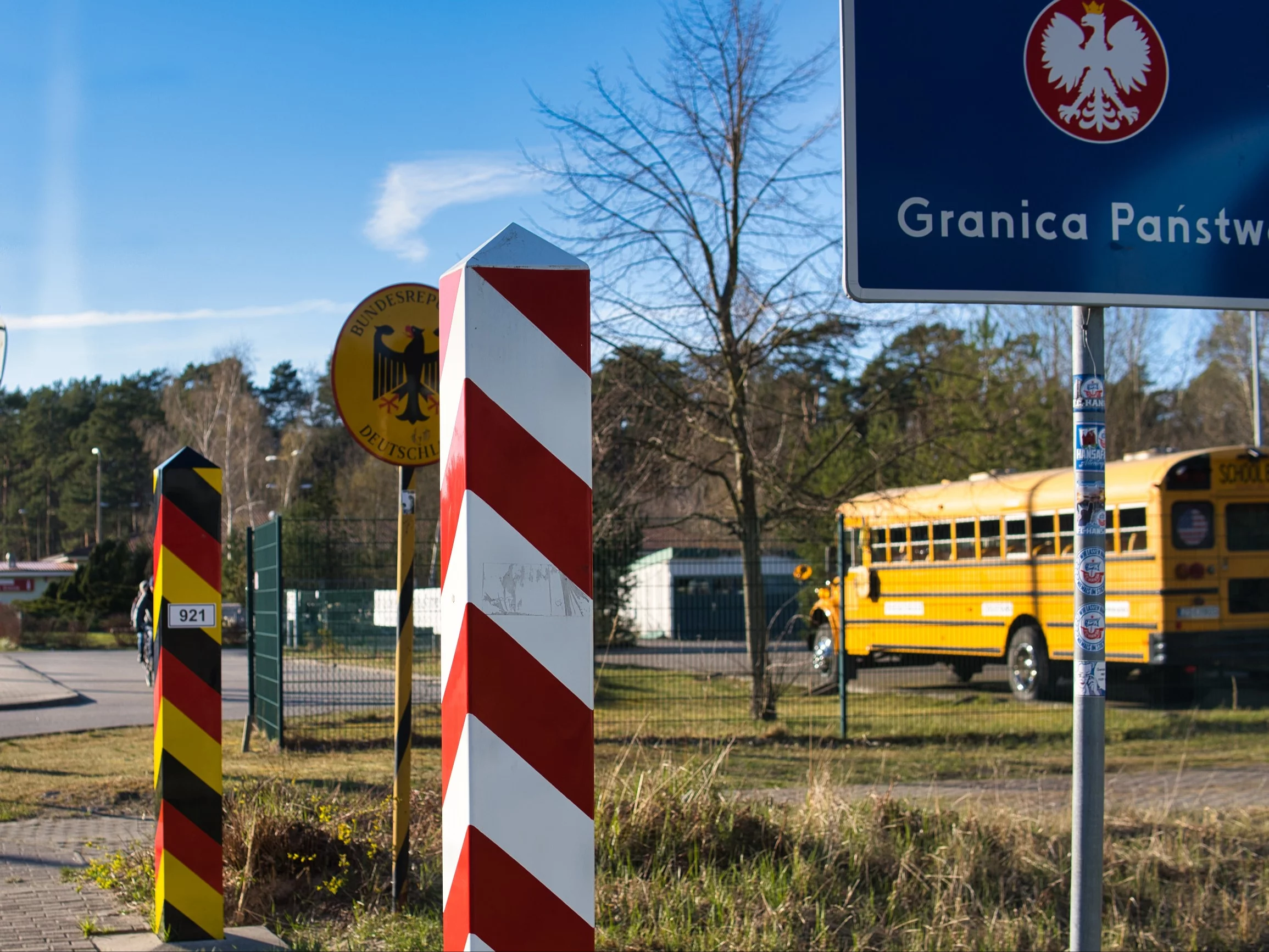 Granica polsko-niemiecka w Świnoujściu, zdjęcie ilustracyjne