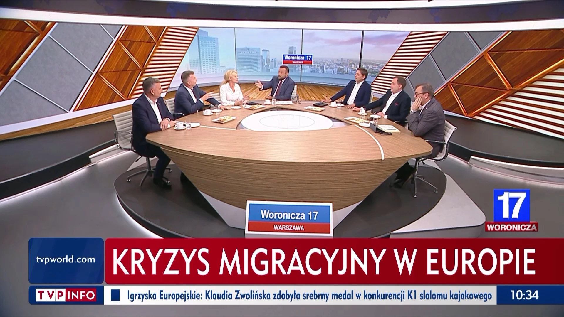 Kadr z programu „Woronicza 17”