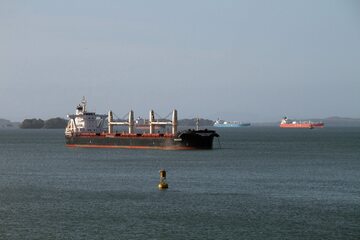 Statki utknęły przy Kanale Panamskim, zdjęcie ilustracyjne