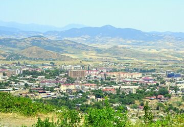 Stepanakert, największe miasto w rejonie Górskiego Karabachu
