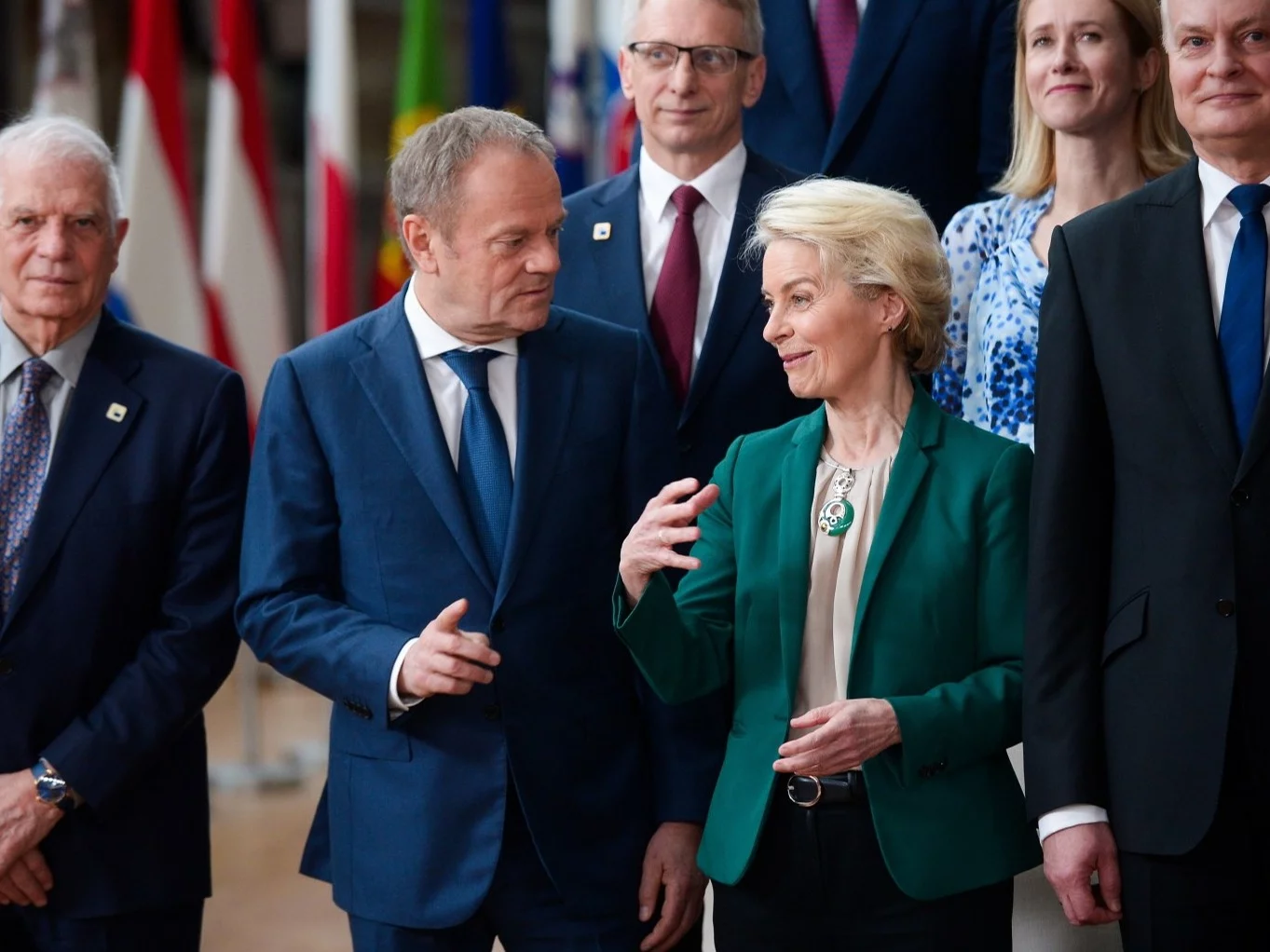 Donald Tusk i Ursula von der Leyen