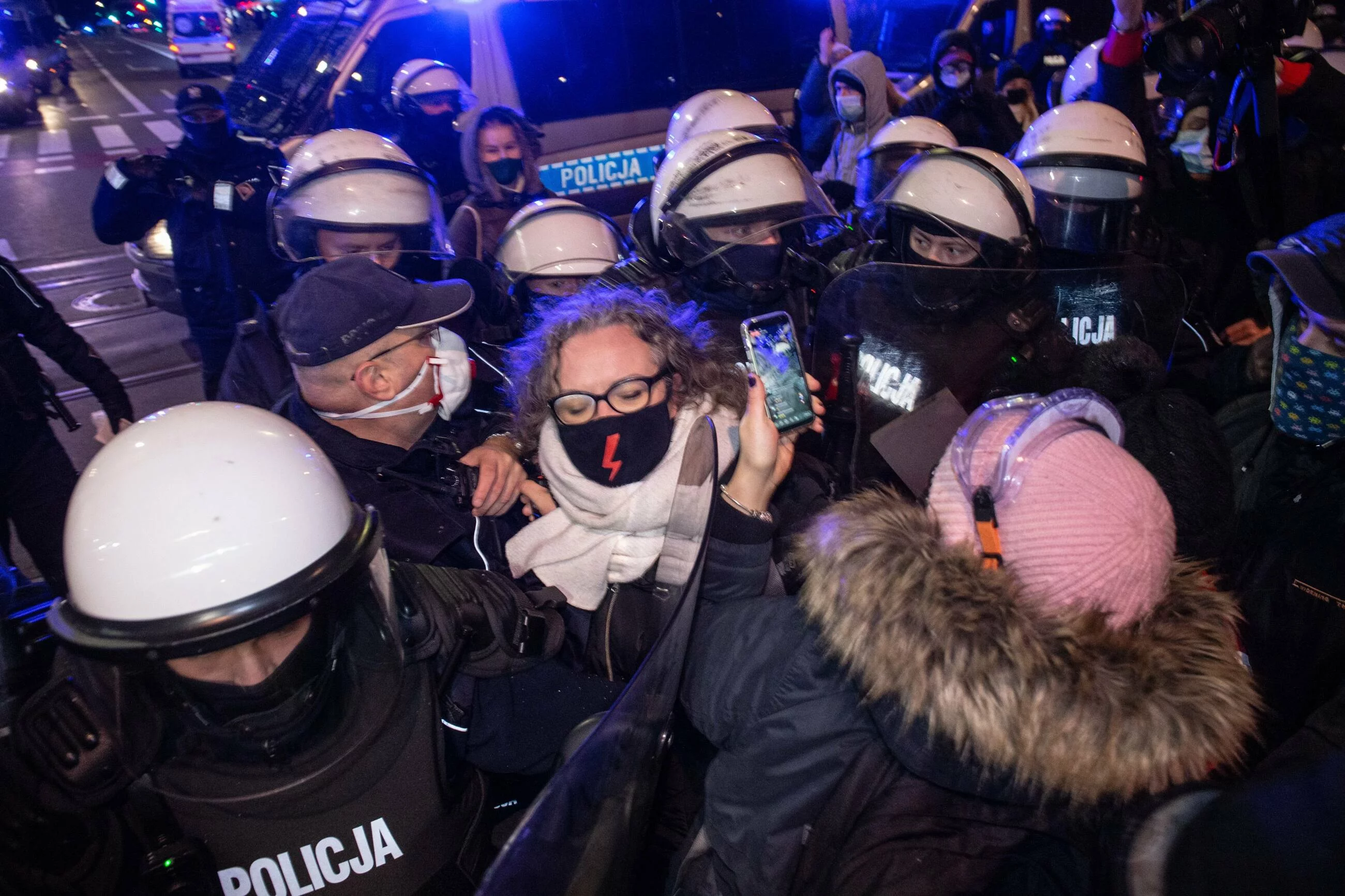 Strajk Kobiet na ulicach Warszawy