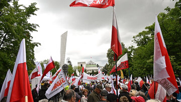 Strajk rolników w Warszawie przeciwko Zielonemu Ładowi