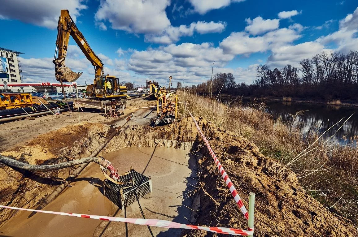 Prace na budowie Gazociągu Warszawskiego