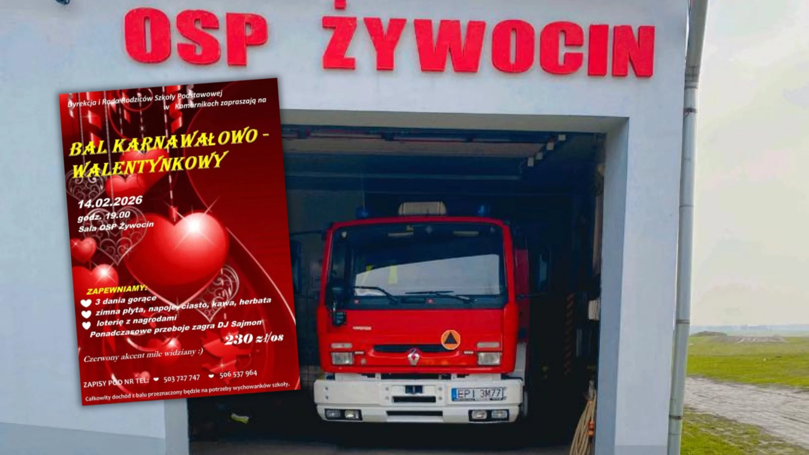 Kontrowersyjna impreza odbyła się w remizie OSP Żywocin