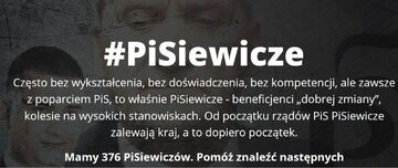 Strona akcji "Pisiewicze"