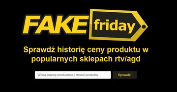 Strona internetowa Fake Friday