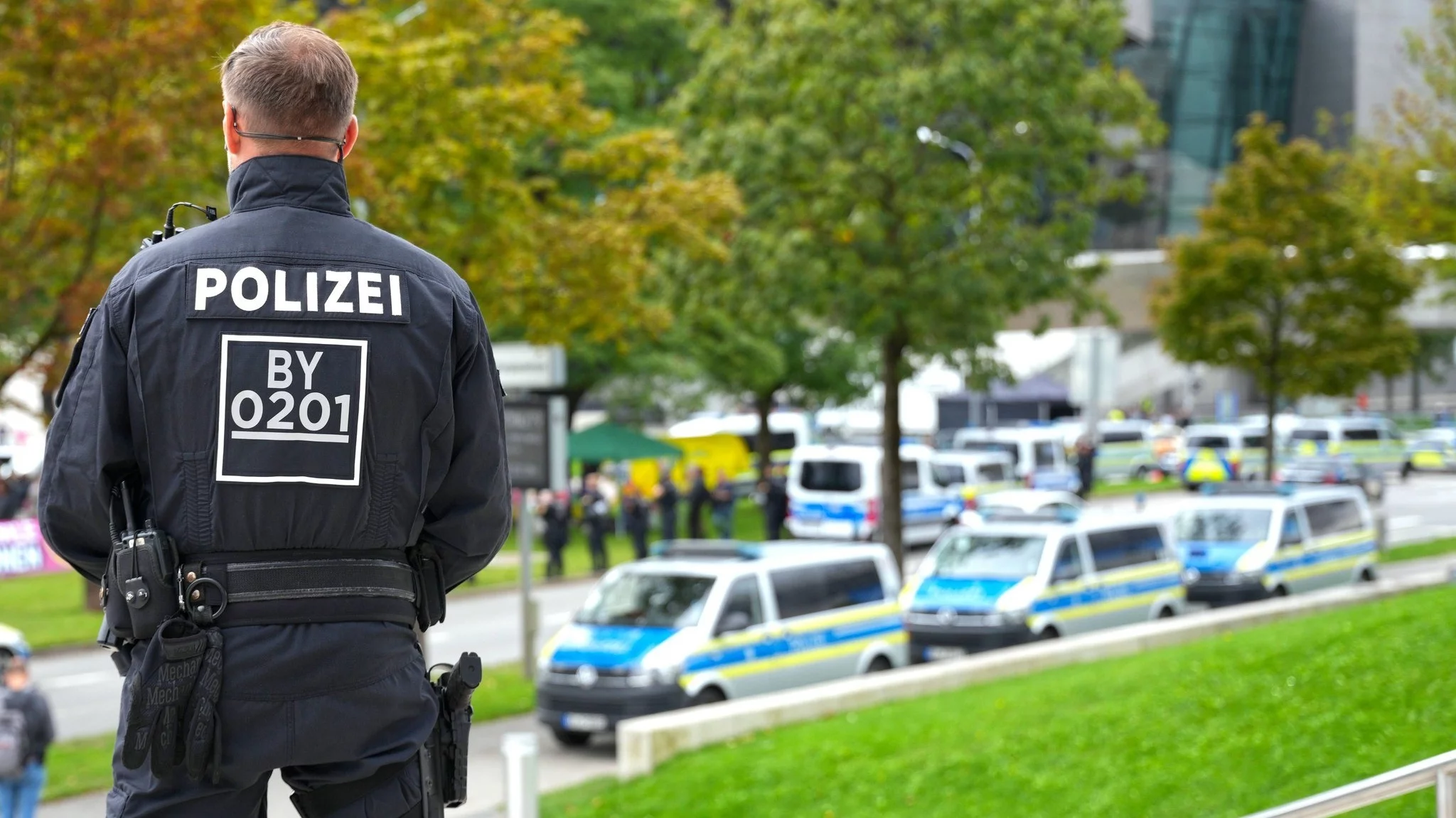 Policja w Monachium, zdjęcie ilustracyjne