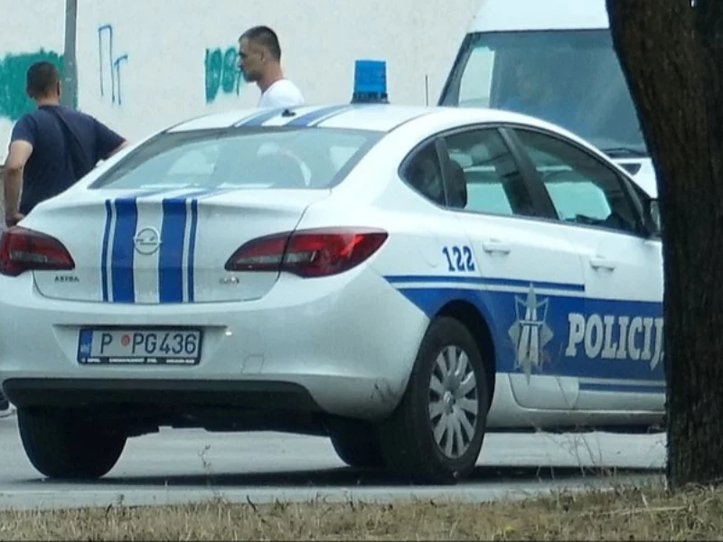 Radiowóz policji w Czarnogórze