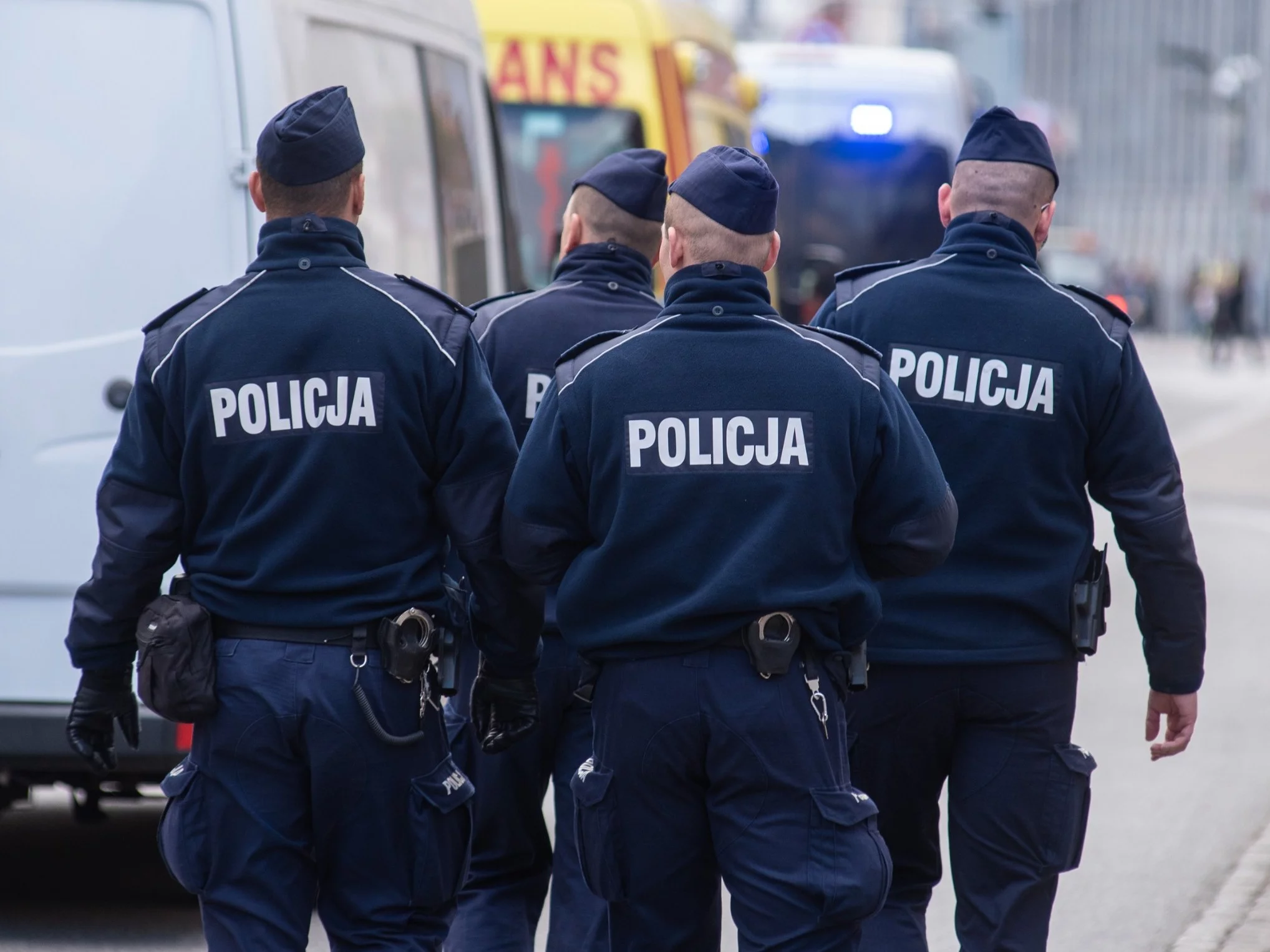 Grupa policjantów