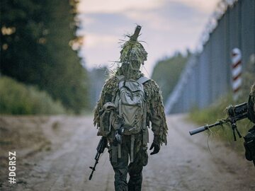 Strzelcy wyborowi na granicy polsko-białoruskiej