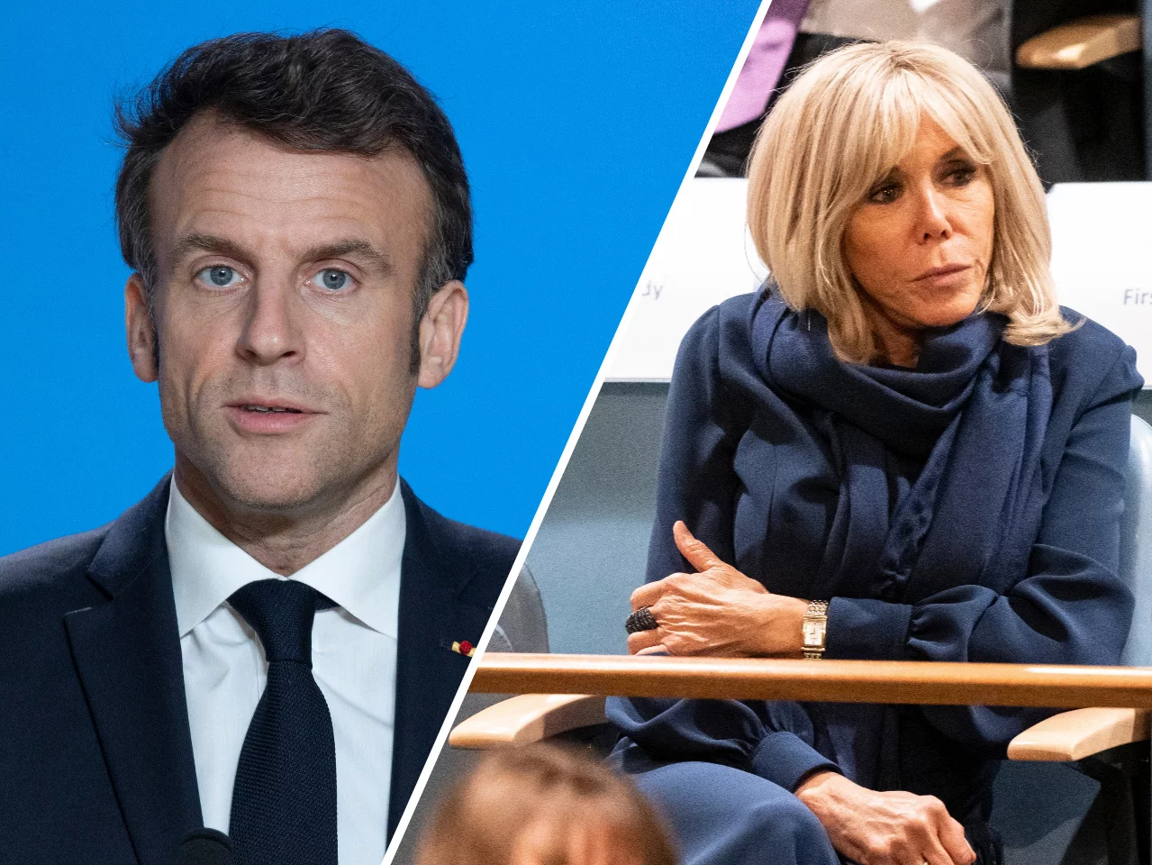 Emmanuel i Brigitte Macron