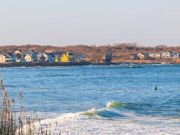 Surfer u wybrzeży Massachusetts/zdj. poglądowe