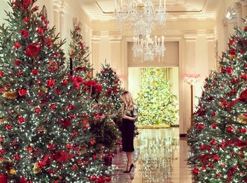 Świąteczny wystrój Białego Domu na czas Bożego Narodzenia