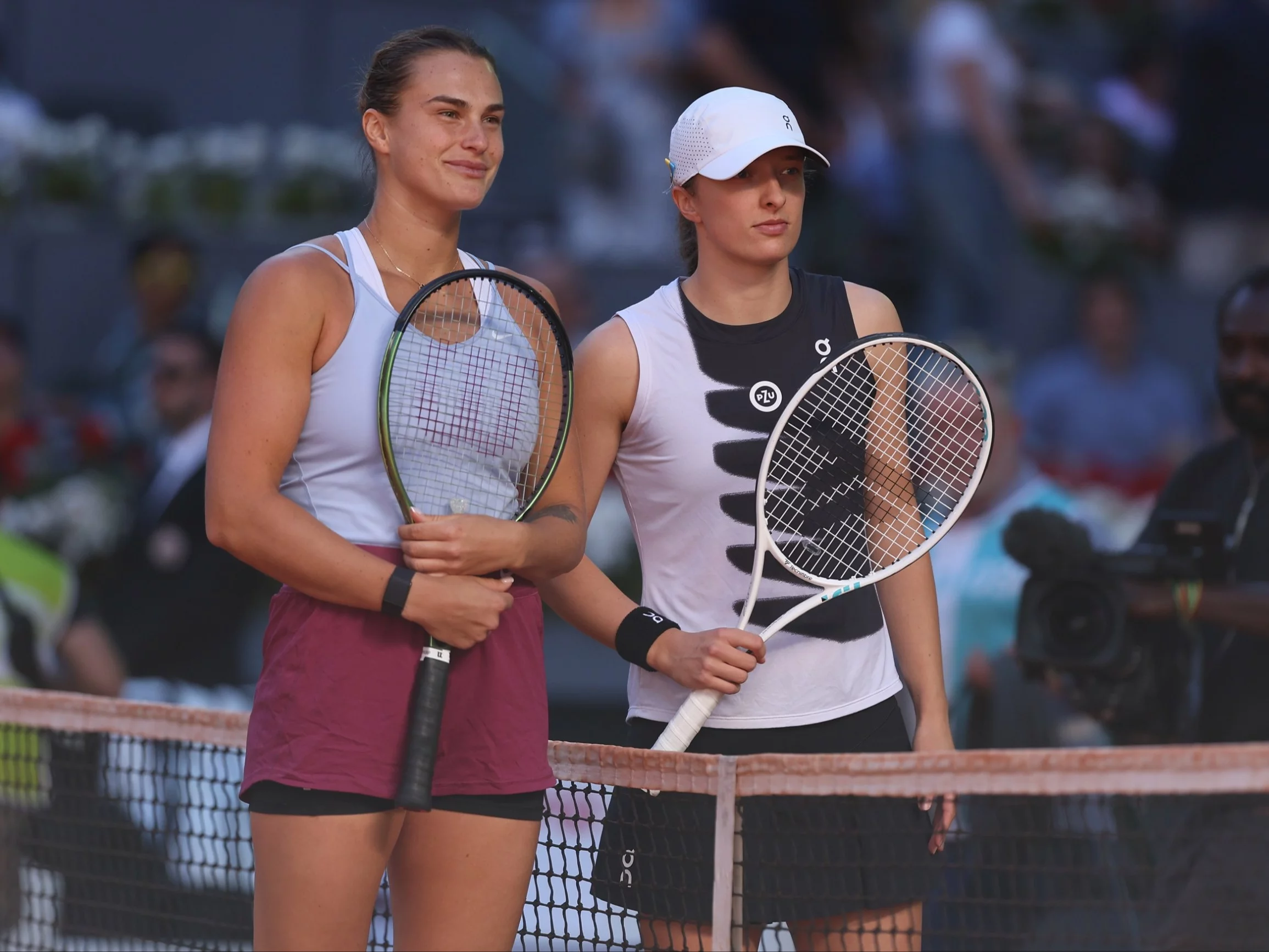 Aryna Sabalenka i Iga Świątek