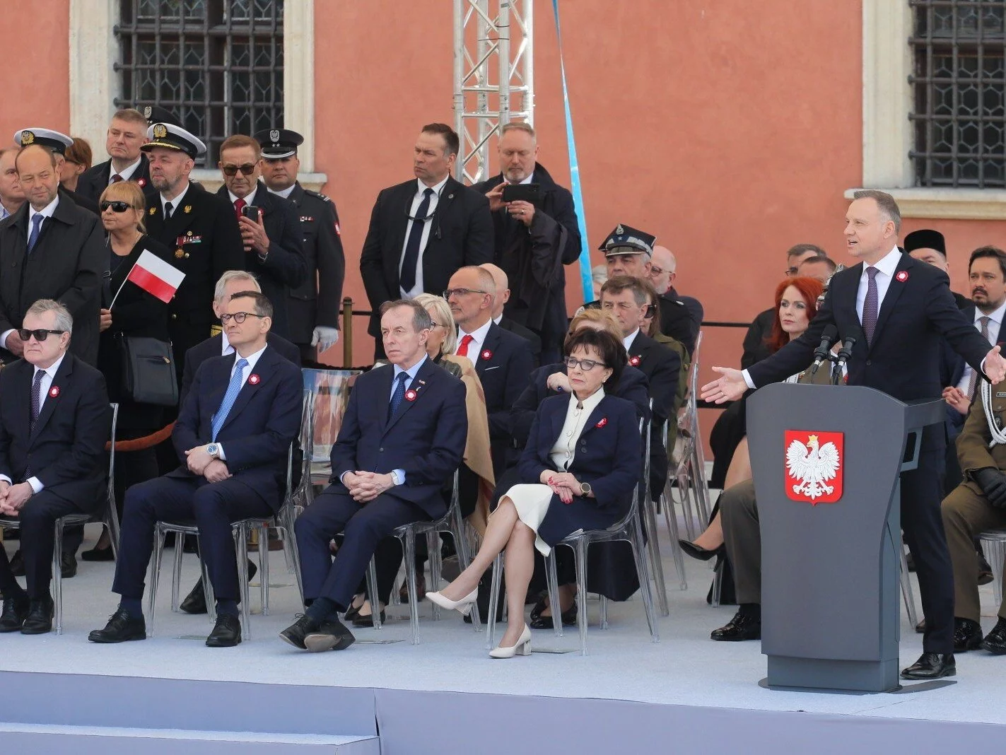 Obchody Święta Narodowego 3 Maja, Plac Zamkowy w Warszawie