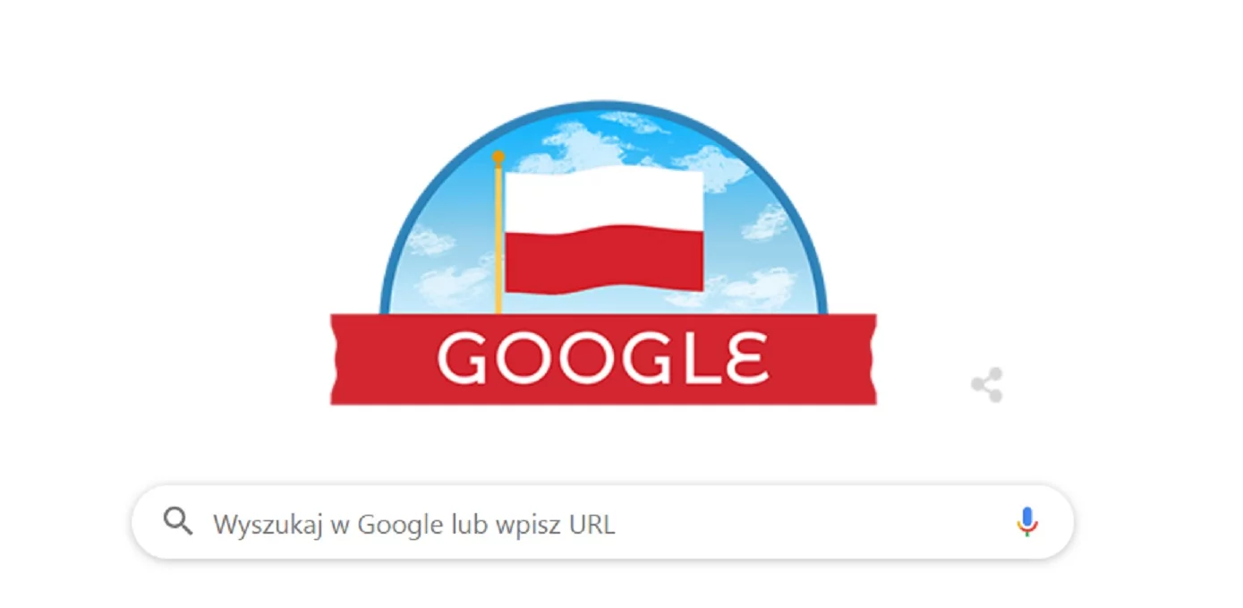 Logo Google z okazji Święta Niepodległości