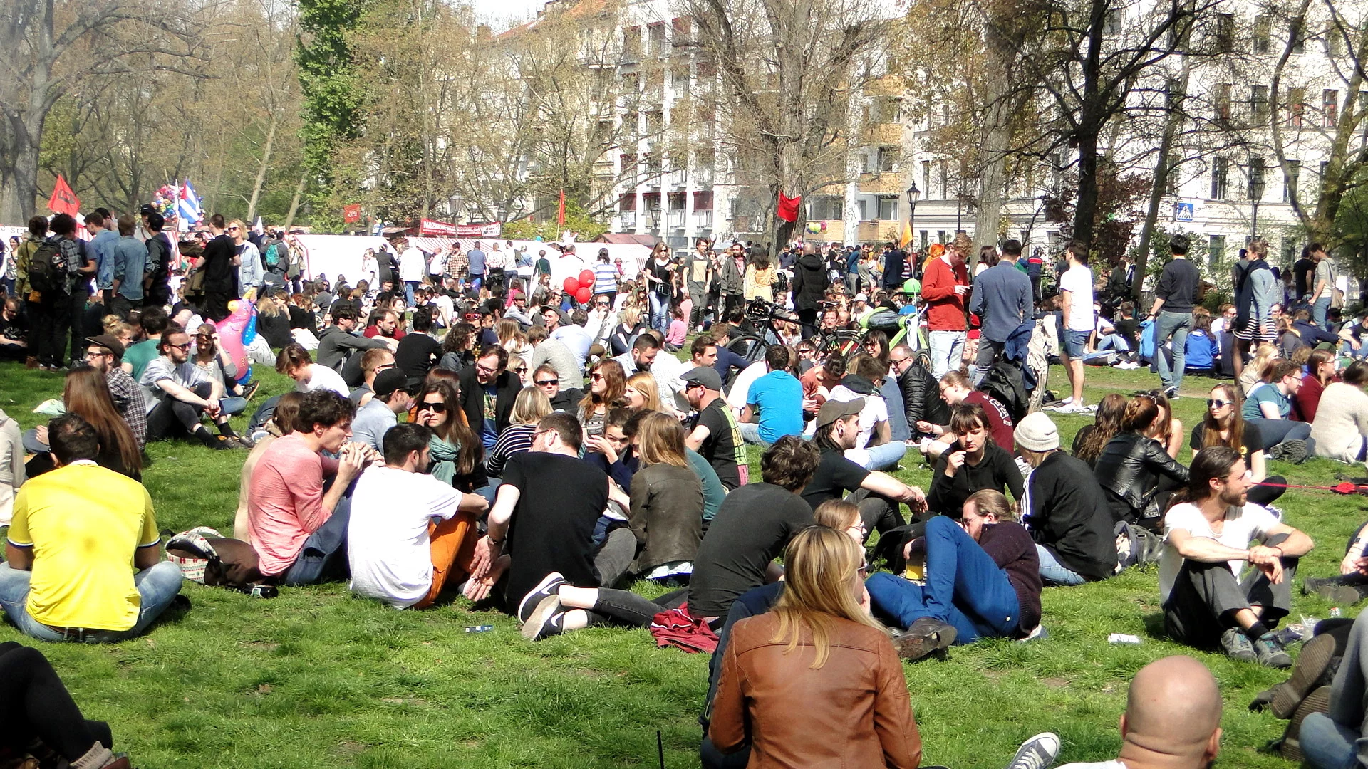 Święto pracy w Berlinie